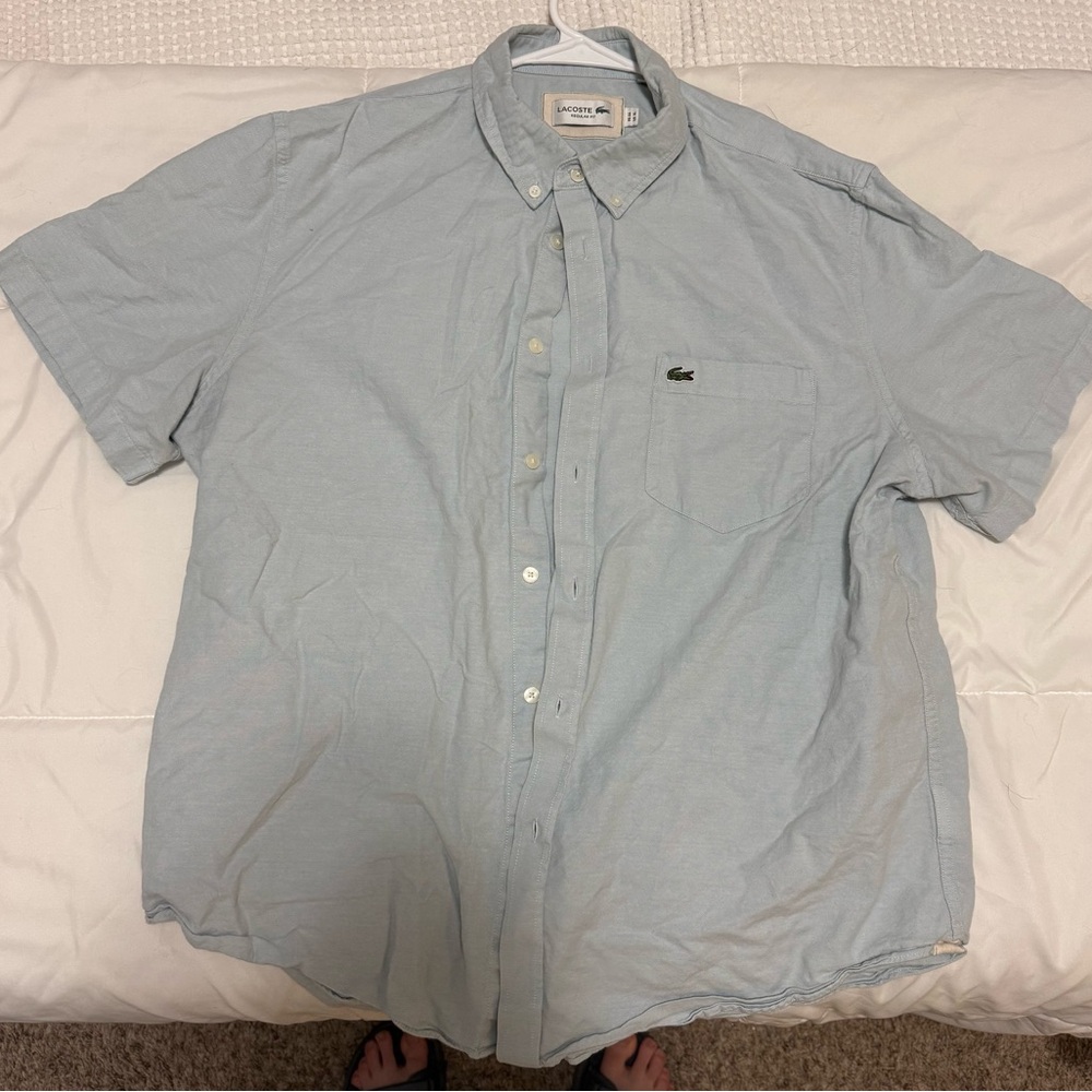 Men’s Lacoste Button Up XL (Like New)